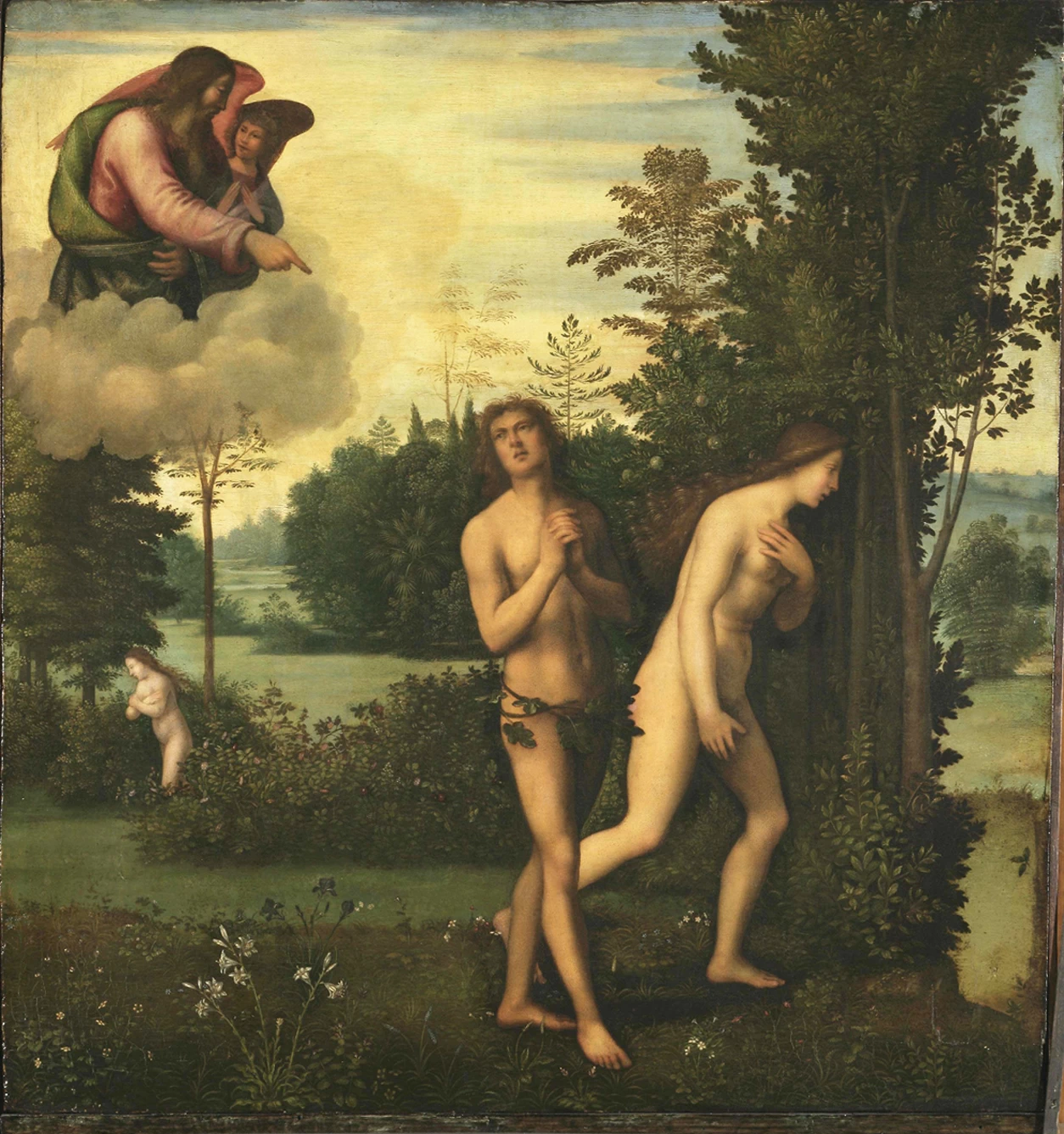 Cacciata di Adamo ed Eva dal Paradiso Terrestre - Strossmayer Gallery of Old Masters